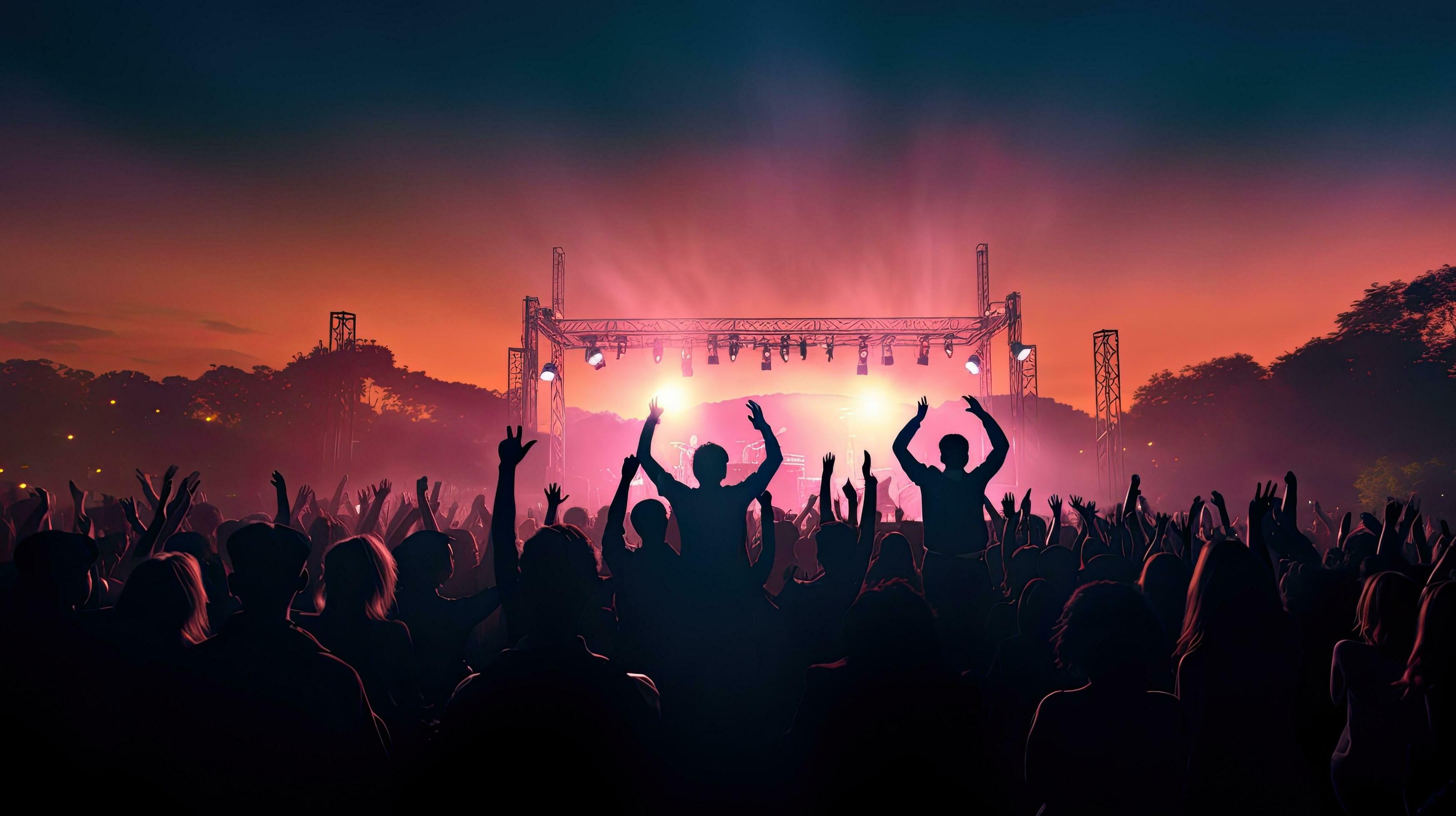Festival crowd