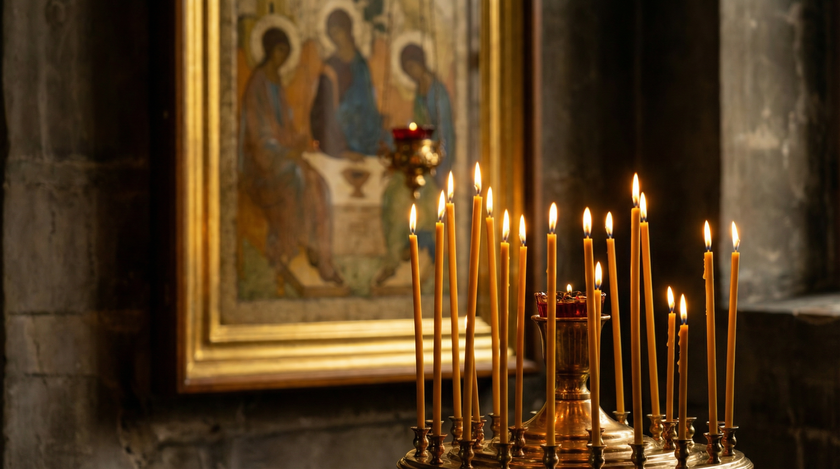 Candles in remembrance
